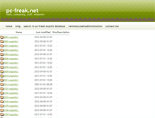 Tablet Screenshot of exploitworld.pc-freak.net